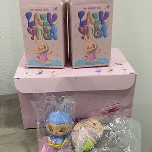 Cute lazy Yoga Figurines Set